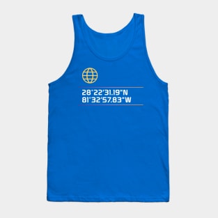 Epcot Spaceship Earth Coordinates Tank Top